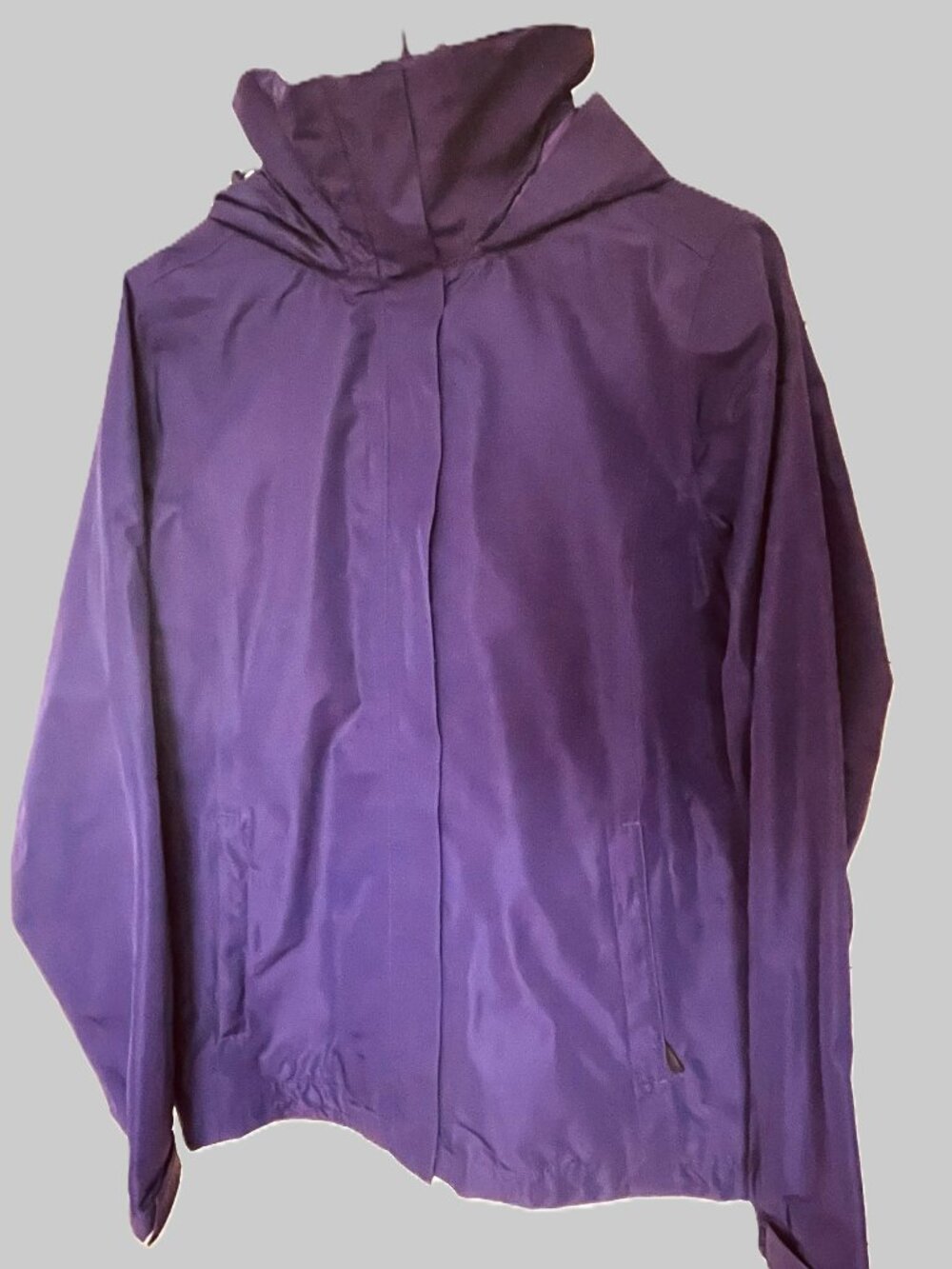 Helly Hansen Women's Purple Helly Tech Protection Rain Jacket w/ Stowable Hood